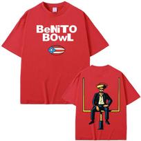 Benito Bowl Puerto Riko Futbolo Marškinėliai Bad Bunny Super Bowl Stiliaus Marškinėliai Vyrams Moterims Oversized Vintage Aukštos Kokybės Marškinėliai S
