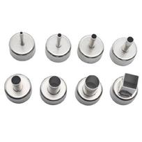 8Pcs Welding Nozzle Tip Heat Guns Nozzle Sleeve Hot Air Guns Nozzle Replacement for 858/858D Hot Air Rework Stations 1