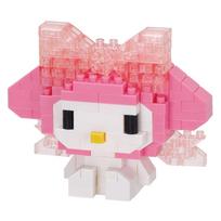 Kawada Nanoblock My Melody Didelis Kaspinas 3 x x 18 Amžius 12 ir Interjeras NBCC_247, 10,5 cm, aukštyn, Dekoracija, Hobis, NBCC_247