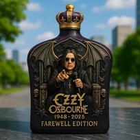 Jie NAUJAS Ozzy Osbourne viskio butelis Atgal į pradžią Atminimo viskio vyno butelis Namų dekoras Statulėlė Kolekcija Rankdarbiai 301-400ml