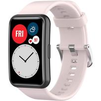 Silikoninis dirželis Huawei Watch Fit Naujas Originalus Juostelė Išmaniojo Laikrodžio Pakeitimas Huawei Fit Laikrodžio Juostelė Huawei Watch Fit Dirželis for Huawei Watch Fit šviesiai rausvos spalvos