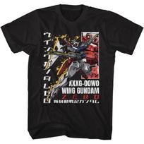 Mobile Suit Gundam Wing Gundam Zero Men's Short Sleeve T Shirt Graphic Tee S juoda