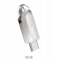 USB laikmena USB 3.0 / USB-C 16GB greito perdavimo raktas Hoko Sidabrinis iki 150MB/s