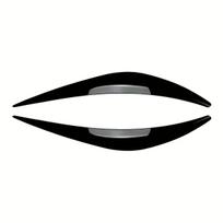Trim Cover Headlight Eyelid Headlamp Eyebrow Sticker Strip For Infiniti Q50 2014-2025