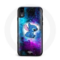 Dėklas - Maniacase - Iphone XS - Minkštas - Juodas - Stitch Ohana Spalvotas