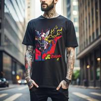 MENS WOMENS Gundam Wing T-Shirt Japanese Anime Tshirt Manga Shirt Graphic Art Gift Shirt 080 L