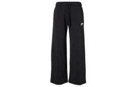 Nike Women's Mid-Rise Wide-Leg Sweatpants Black FB2728-010 L