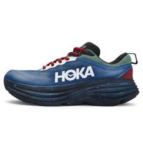 HOKA ONE ONE Bondi 8 Low top Running Shoes Men's Blue Red 1123202-BBLC(Team80-) 42.5