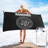 The Ramone Merch Beach Towel Soft Microfiber Quick Dry Absorbent Quick Towels For Mountain Climbing W40*H60(CM)