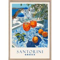 Spausdintas paveikslas su rėmeliu 50x70 cm Santorini – Styler