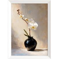 Spausdintas paveikslas su rėmeliu 56x75 cm White Orchid – Styler