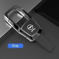 Prabangus metalinis automobilio emblemos raktų pakabukas Opel Astra H G J Insignia Mokka Zafira Corsa Vectra B C D Opc Opcline priedams pilka