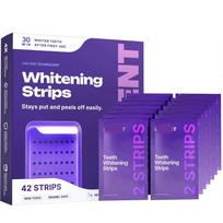 Purple Whitening Teeth Strips for Daily Use Gentle Formula Enamel Protection and Stain Removal 42pcs/pack 42pcs