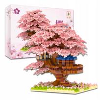 Konstrukcinės kaladėlės Sakura vyšnių žiedų kaladėlių rinkinys 2151 vnt.