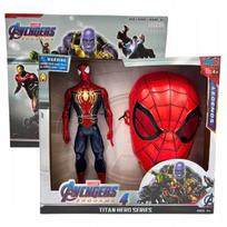 Spiderman Figure Set With Mask Kids Toy Marvel + 3D Mask