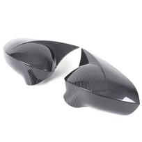 For Seat Leon MK2 2008-2012 ABS carbon fiber Car Side Rearview Mirror Cover Accessories