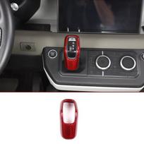 Land Rover Defender 90 110 2020-2026 m. tikro anglies pluošto automobilio pavarų perjungimo svirties galvutės dekoratyvinė lipduko apdaila Automobilio aksesuarai