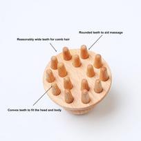 Mushroom Shape Manual Massage Tool Wooden Material Wood Massage Tool Wooden Massager  Full Body Use