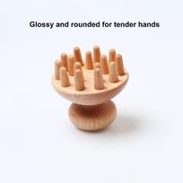 Mushroom Shape Manual Massage Tool Wooden Material Wood Massage Tool  Full Body Use