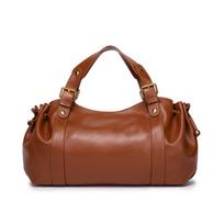 Nauja Didelės Talpos Minkštos Odos Klostyta Moteriška Rankinė, Retro Kasdienė Tote Rankinė, Tekstūruota Vienos Peties Crossbody Rankinė
