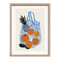 Spausdintas paveikslas su rėmeliu 30x40 cm Summer Fruit – Styler