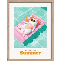 Spausdintas paveikslas su rėmeliu 30x40 cm Purrrfect – Styler