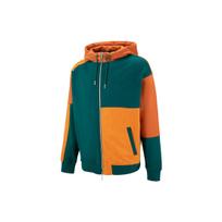 PUMA Select Mmq Series Colorblock Zip Hooded Jacket Unisex Jackets Green 539582-87 L
