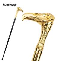 Auksinio erelio galvutė prabangi dekoratyvinė Cosplay lazdelė Elegantiška madinga lazdelė Cosplay lydinio Crosier Vintage vaikščiojimo lazda 93 cm