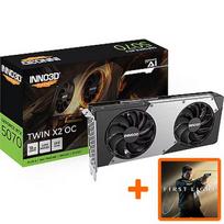 Inno3d GeForce RTX 5070, 12GB GDDR7, TWIN X2 OC (DLSS 4) N50702-12D7X-195064N