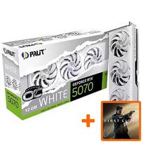 Palit GeForce RTX 5070, 12GB GDDR7, White OC (DLSS 4) NE75070U19K9-GB2050W