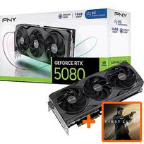 PNY Technologies GeForce RTX 5080, 16GB GDDR7, Triple Fan OC (DLSS 4) VCG508016TFXPB1-O