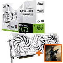 Asus GeForce RTX 5070 Ti, 16GB GDDR7, TUF Gaming White OC (DLSS 4) TUF-RTX5070TI-O16G-WHITE-GAMING