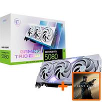 MSI GeForce RTX 5080, 16GB GDDR7, Gaming Trio OC White (DLSS 4) V531-045R