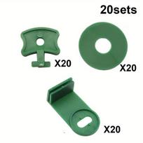 20 sets Horticulture Greenhouse Fixture Film Fixer Greenhouse Plastic Accessories style1