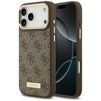 GUESS DĖKLAS 4G SU LOGOTIPU, SKIRTAS IPHONE 17 PRO MAX, MAGSAFE DĖKLAS SU LOGOTIPU