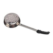 Padažas Šaukštas Pica Daugiafunkcis Maistinis Nerūdijančio Plieno Tepimo Matavimo Šaukštas Virtuvei Maisto Gamybai Black 6oz (Holes Drain)