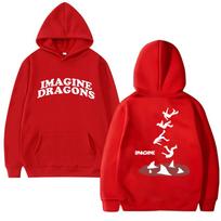 2025 Rock band Imagine Dragons Popular Hoodies Men women vintage hip hop streetwear Sweatshirt Unisex Fleece harajuku pullovers S