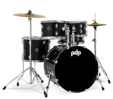 Akustinių būgnų komplektas PDP CENTERstage, 5 dalių, 20″, juodas