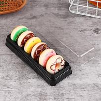 10 vnt. Dėžutės Dėžutės Mini Konteineris Tortų Dovanų Padėklai Plastikiniai Macarons Šokoladinės Pakuotės Skaidrios Favor Sausainių Vakarėlio Užkandžių Dėžutės 1