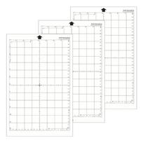 3 Sheets Cutting Mats for Silhouettes Portrait 12x8'' Cutting Mats Adhesive Cut Mats Easy to Use for Medium Materials 1