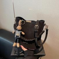 Small-scale Design Bag - Versatile Cross-body Bag, Hand-held Bucket Bag One Size juoda