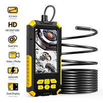 4.5 inch IPS Screen Dual Lens Industrial Endoscope 2.0 MP Bore Scope Snake Camera IP68 Sewer Pipe Drain Inspection Camera Type 1