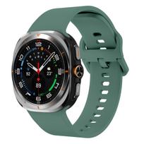 Original Silicone Band For Samsung Galaxy Watch Ultra Strap 47mm Accessories Sport Bracelet correa Galaxy Watch 7 Ultra 47 mm Galaxy Watch Ultra žalia