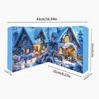 Christmas Advent Countdown 24 Days Of Christmas Countdown Toys Collectible Figures Gnome Doll For Holiday Daily Ritual Display one size