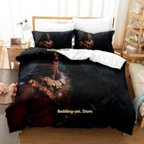 New Diablo Iv Bedding Set Single Twin Full Queen King Size Bed Set Adult Kid Bedroom Duvetcover Sets Anime Parure De Lit Bed EU Single(135*200cm)3pcs