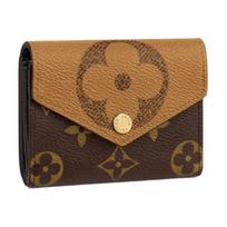 Louis Vuitton Zoé Monogramos Odos Pamušalas Drobės Piniginė Moteriška piniginė Ruda M80725 Gift Set(Basic Set+Box+Shopping Bag)