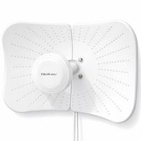 Parabolinė 4G 5G LTE antena | 2x19dBi | kryptinė | lauko | 1710-2700 MHz | 3300-4200 MHz | N Female | atspari vandeniui | 5m | 57063 | 5901878570631
