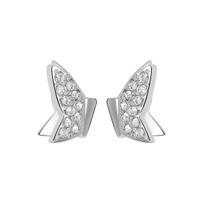 Swarovski Lilia Drugelis Krištoliniai Auskarai Moteriški Auskarai Sidabriniai 5636424 Box (Random Color)