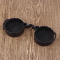 Apsauginiai guminiai žiūronų objektyvų dangteliai 42mm/50mm Žiūronų okuliaro dangtelis Teleskopo dangtelio objektyvo apsauga