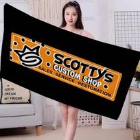 S-Scotty C-Camerons Microfiber Beach Towel Absorbent Quick Dry Soft Yoga Swimming Resort Mountain Climbing Towel W30*H60(CM)